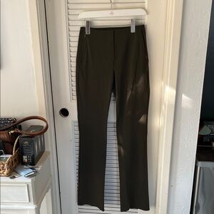 Dark Olive Flared work Pants